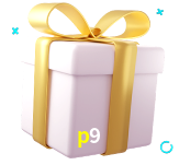 Receba seus bônus de boas-vindas no p9